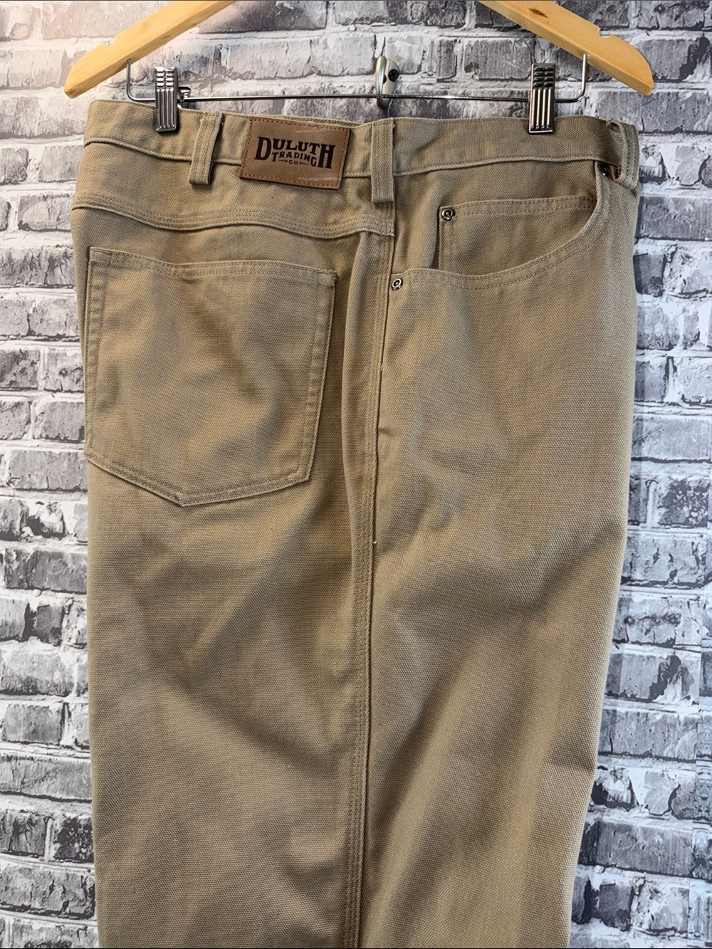 Duluth Trading Co Tan Work Chinos